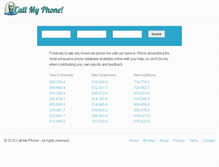 Tablet Screenshot of call-my-phone.com